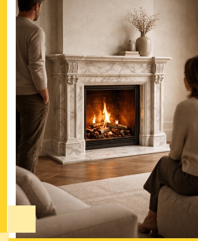 Мраморные камины под ключ в Чебоксарах от 257100 р. | ЭриданЧбк