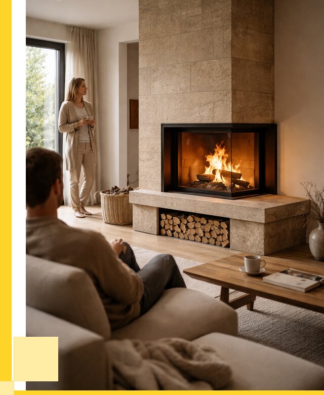 Угловые камины из кирпича установка в Чебоксарах от 154260 р. ЭриданЧбк