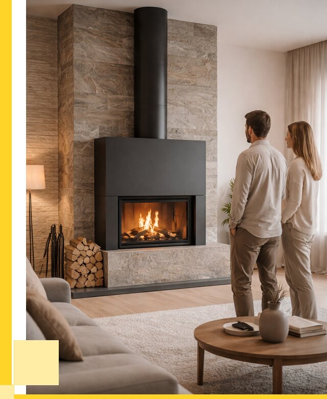 Закрытые камины под ключ в Чебоксарах от 123408 р., ЭриданЧбк