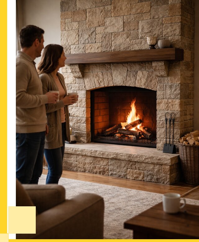 Каменные камины на заказ в Чебоксарах от 185112 р. | ЭриданЧбк