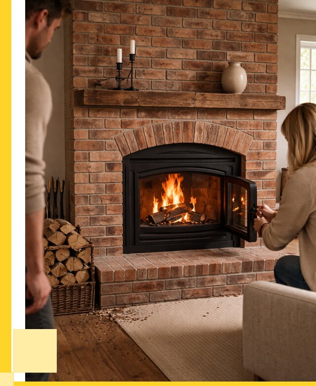 Кирпичные камины под ключ в Чебоксарах от 154260 р. | ЭриданЧбк