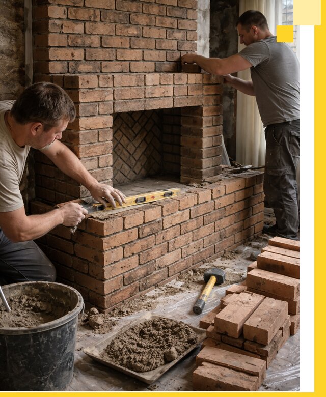 Изготовление и установка кирпичных каминов в Чебоксарах