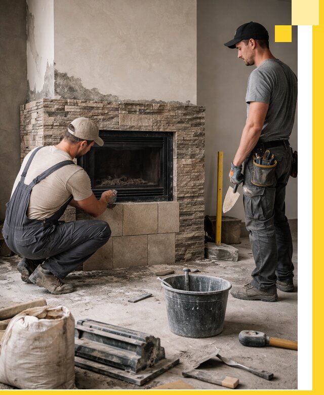 Камины под ключ в Чебоксарах: проект, изготовление и монтаж