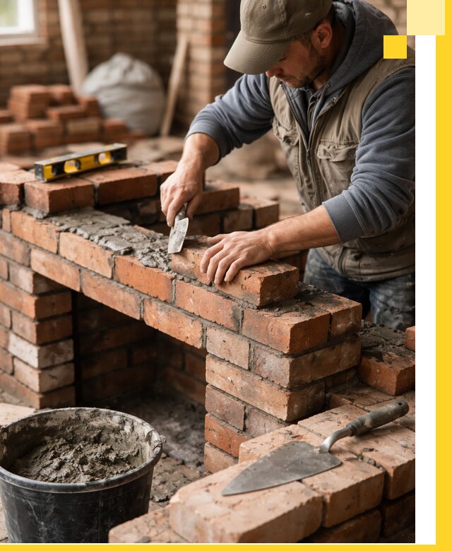 Кладка каминов под ключ в Чебоксарах профессиональная отделка и монтаж