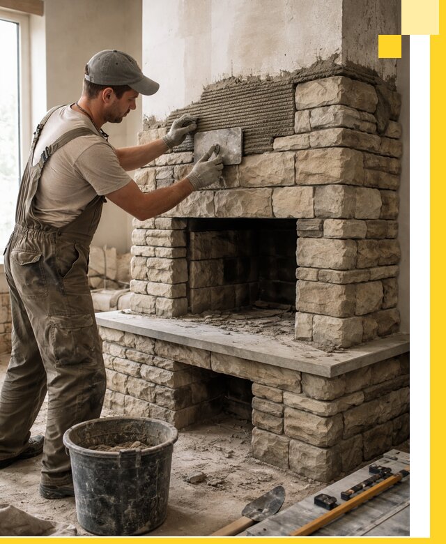 Строительство каминов под ключ в Чебоксарах от проектирования до монтажа