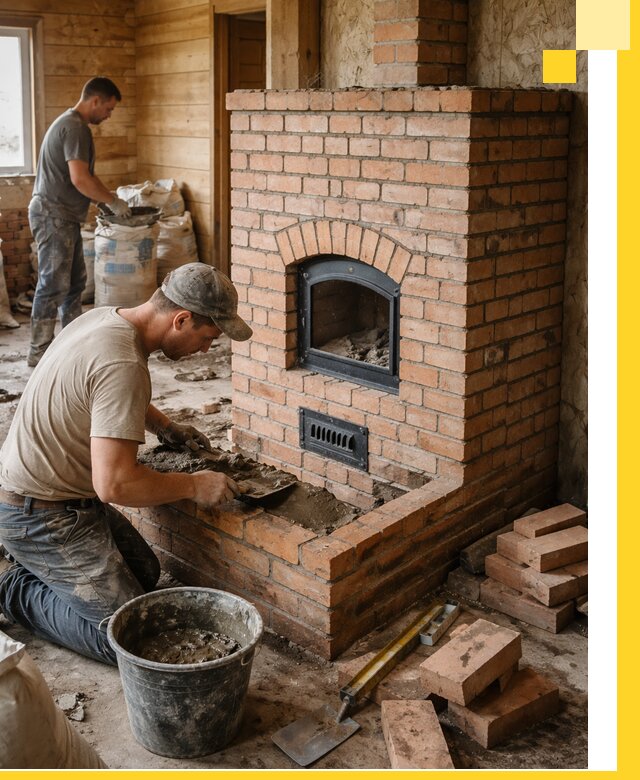 Профессиональное строительство печей в Чебоксарах под ключ