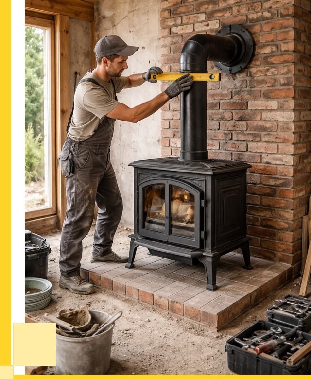 Монтаж печей установка банной печи в Чебоксарах от 15426 р. | ЭриданЧбк