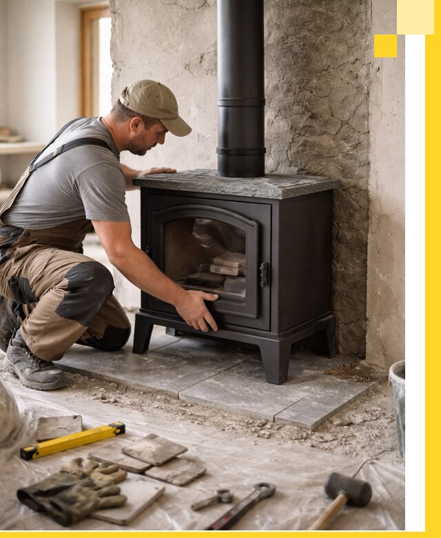 Профессиональный монтаж печей и каминов в Чебоксарах под ключ