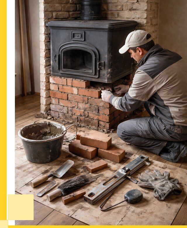 Ремонт печей в Чебоксарах от 12341 р., услуги печника ЭриданЧбк