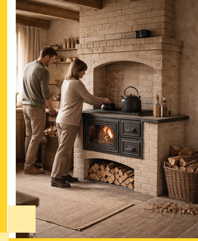 Печи с плитой в Чебоксарах от 46278 р. | ЭриданЧбк — кирпичная печь