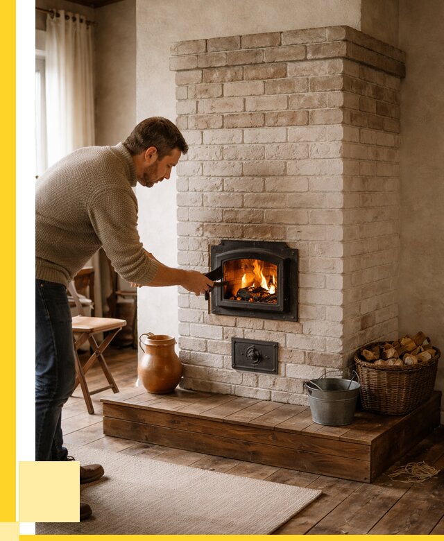 Печь голландка из кирпича в Чебоксарах от 87414 р. | ЭриданЧбк