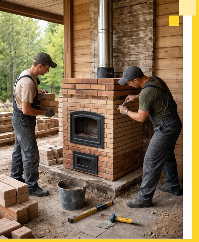Производство и установка дачных печей под ключ в Чебоксарах
