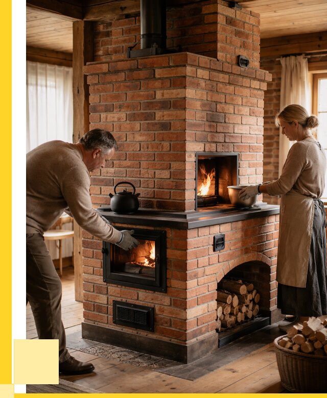 Печи для загородного дома под ключ в Чебоксарах от 82272 р. | ЭриданЧбк