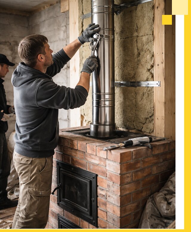 Изготовление и монтаж печей и дымоходов под ключ в Чебоксарах