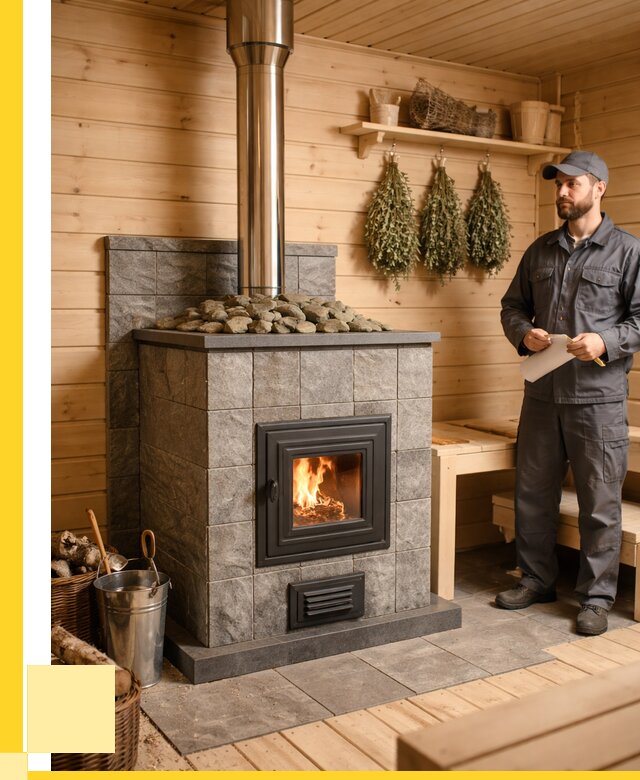 Печи для бани под ключ в Чебоксарах от 123408 р. | ЭриданЧбк