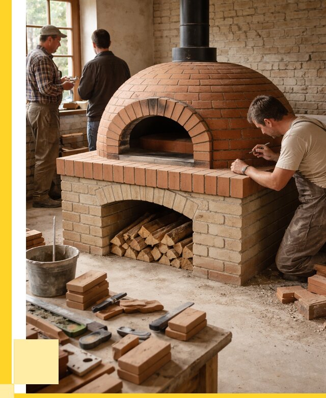 Помпейская печь дровяная для пиццы в Чебоксарах | ЭриданЧбк от 205680 р.