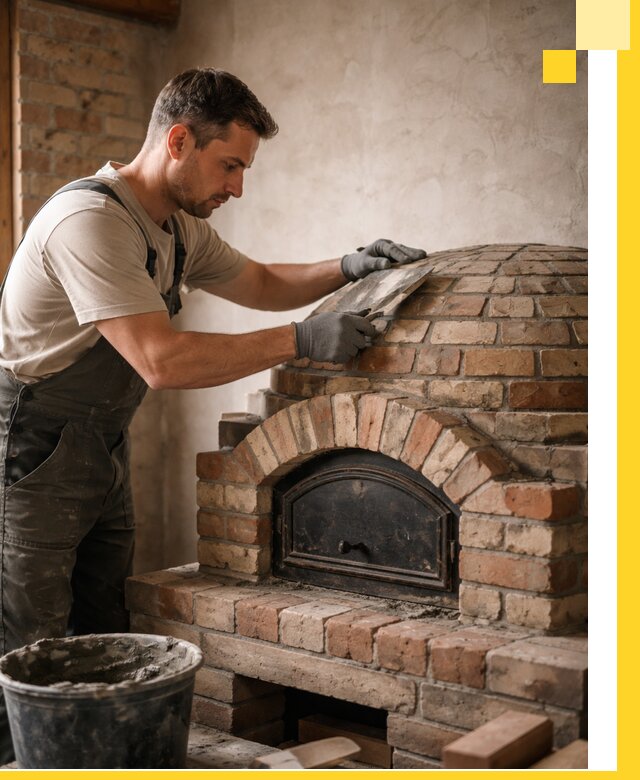 Изготовление и монтаж помпейских печей на заказ в Чебоксарах