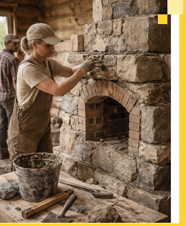 Каменные печи на заказ и монтаж в Чебоксарах, долговечные решения