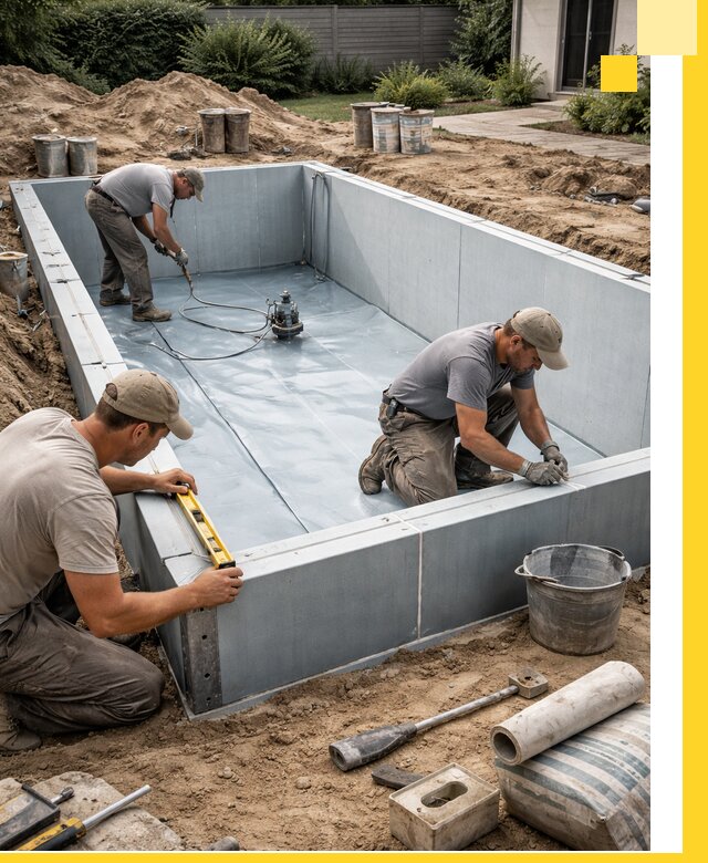 Профессиональный монтаж бассейнов под ключ в Чебоксарах с гарантией