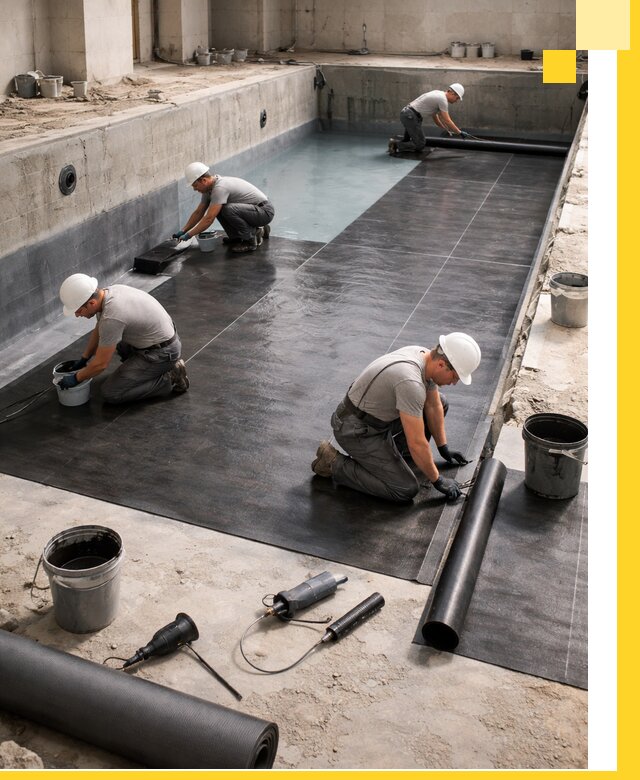 Профессиональная гидроизоляция бассейнов и чаш в Чебоксарах под ключ