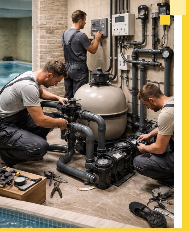 Комплексное оборудование для бассейнов под ключ в Чебоксарах