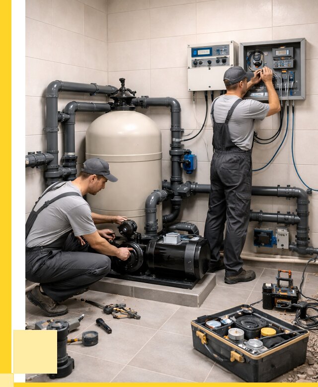 Монтаж оборудования для бассейнов в Чебоксарах от 41136 р. | ЭриданЧбк