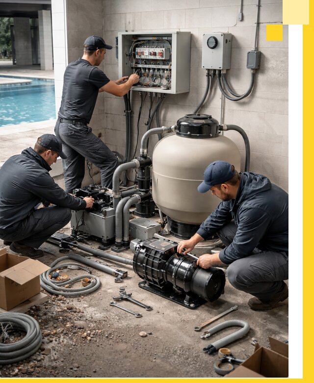 Профессиональный монтаж оборудования для бассейнов в Чебоксарах