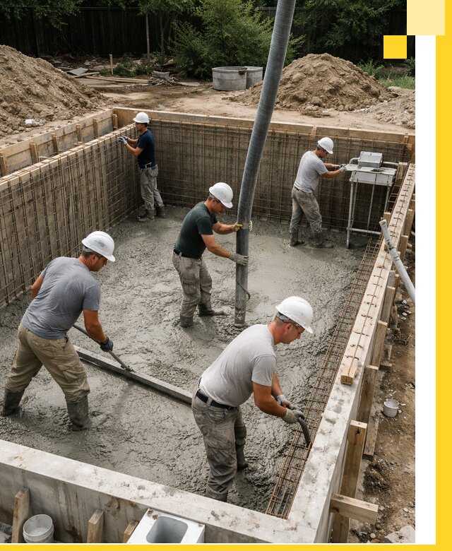 Строительство бетонных бассейнов под ключ в Чебоксарах