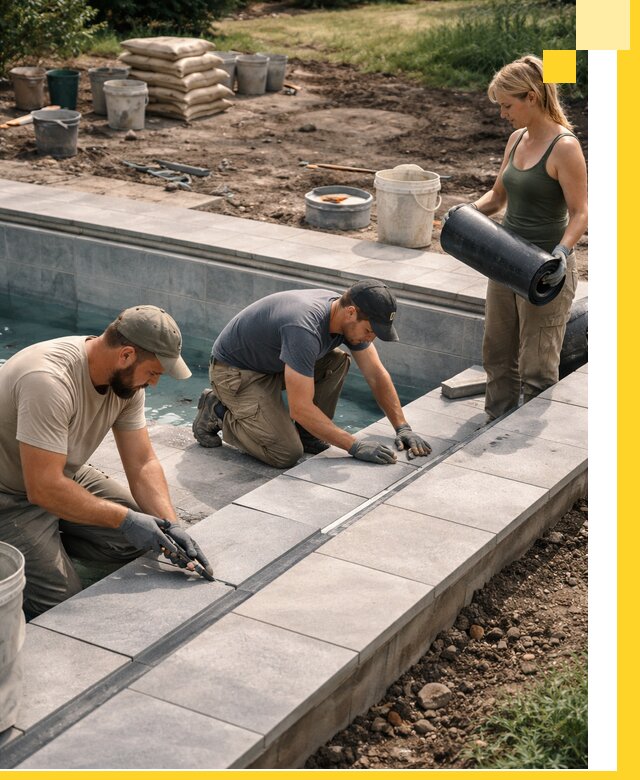 Строительство и монтаж уличных бассейнов под ключ в Чебоксарах