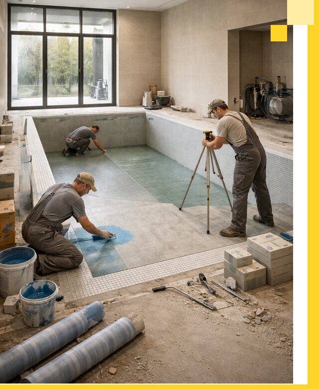 Проект и строительство закрытых бассейнов в Чебоксарах под ключ