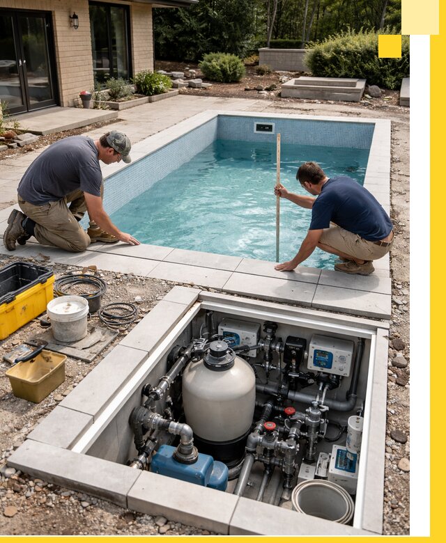 Строительство качественных домашних бассейнов под ключ в Чебоксарах