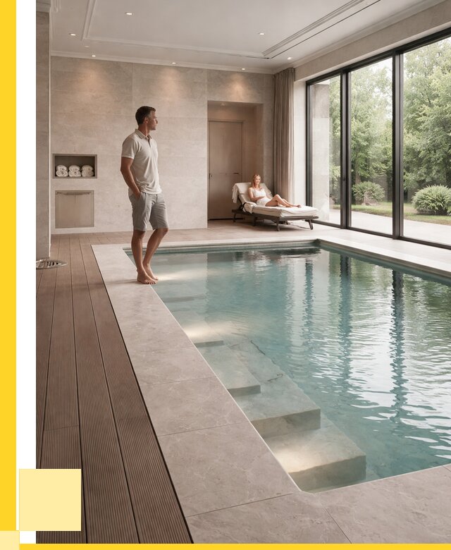 Бассейны в коттедже под ключ в Чебоксарах от 1234080 р. | ЭриданЧбк