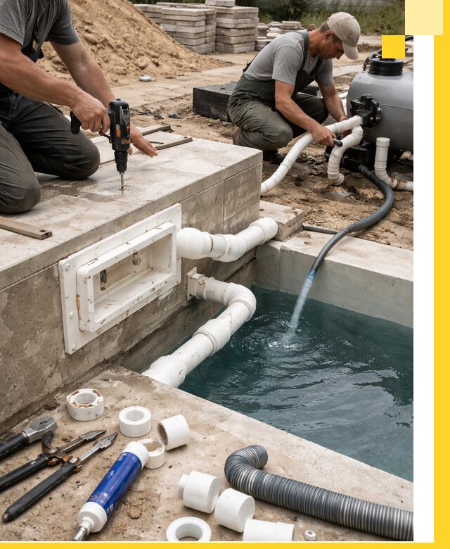 Строительство скиммерных бассейнов под ключ в Чебоксарах