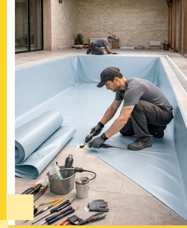 Пленка ПВХ для бассейнов в Чебоксарах от 2571 р. | ЭриданЧбк