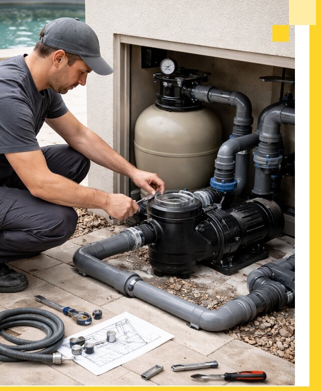 Поставка, монтаж и сервис насосов для бассейнов в Чебоксарах