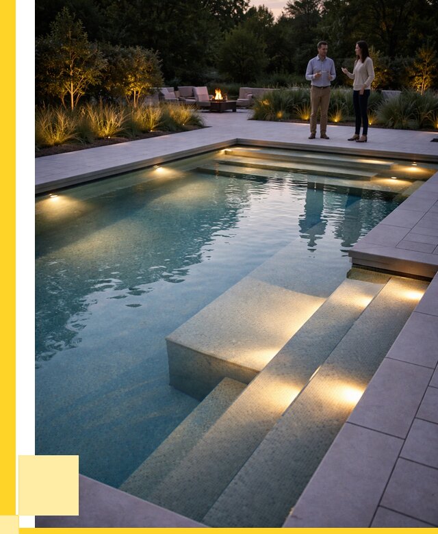 Освещение бассейнов в Чебоксарах под ключ от 25710 р. | ЭриданЧбк