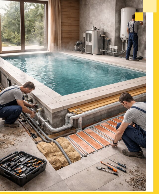 Проектирование и строительство тёплых бассейнов в Чебоксарах