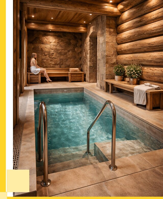 Аренда бани с бассейном в Чебоксарах от 1542600 р. | ЭриданЧбк