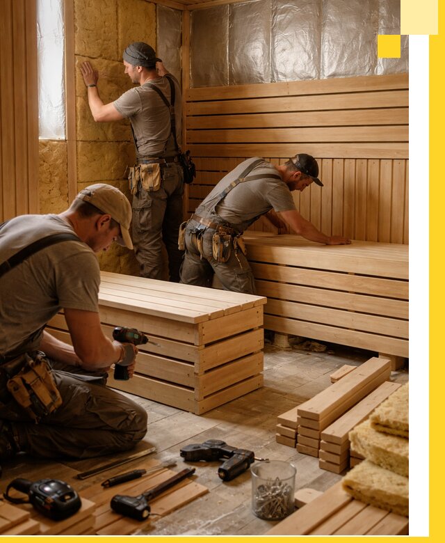 Профессиональное строительство саун под ключ в Чебоксарах