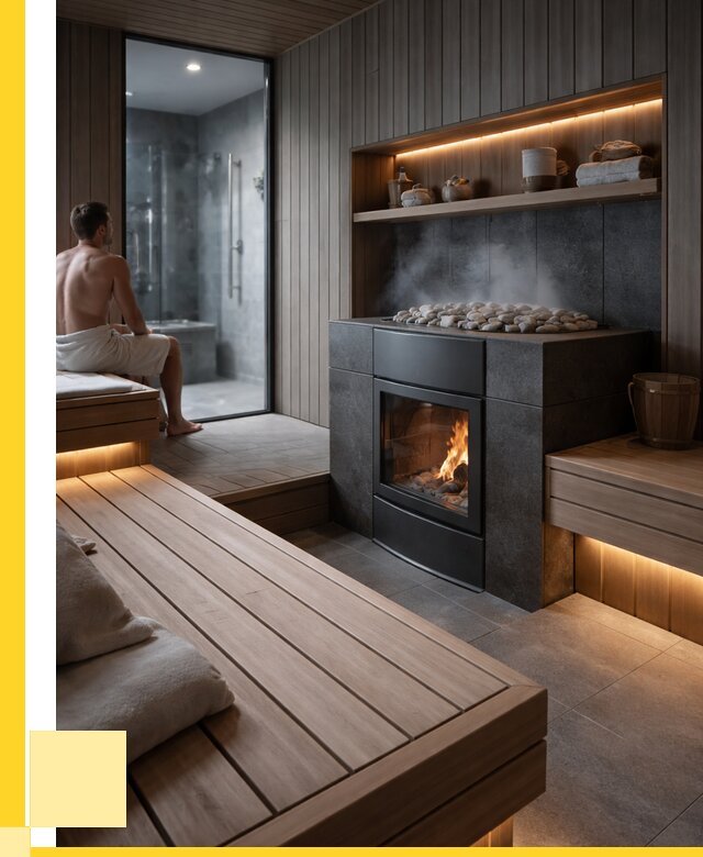 Проект сауны в частном доме в Чебоксарах от 35994 р. | ЭриданЧбк