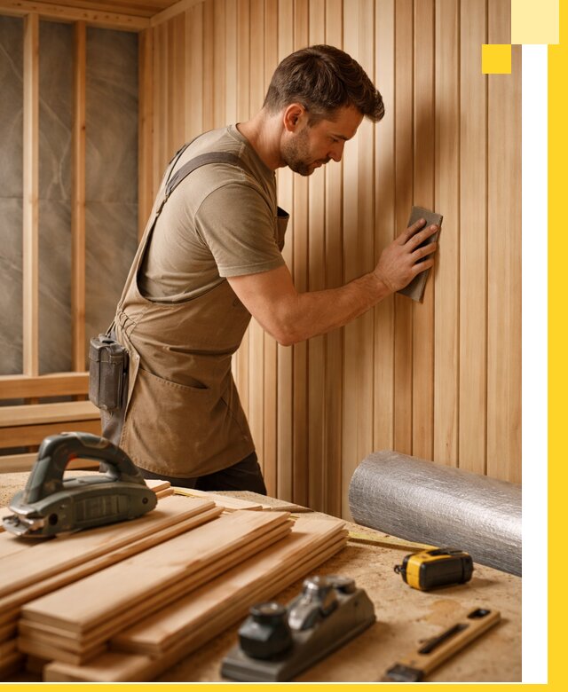 Профессиональная отделка саун и парных под ключ в Чебоксарах