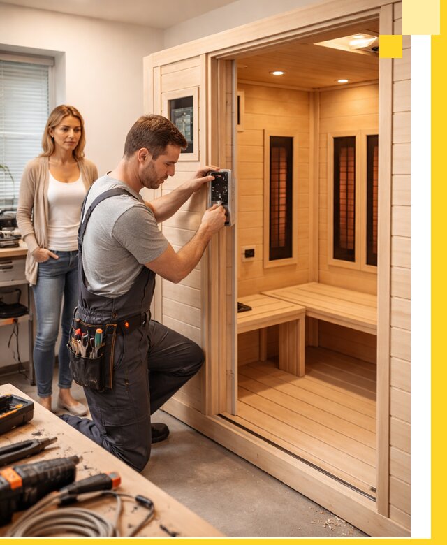 Инфракрасные сауны под ключ в Чебоксарах продажа и установка