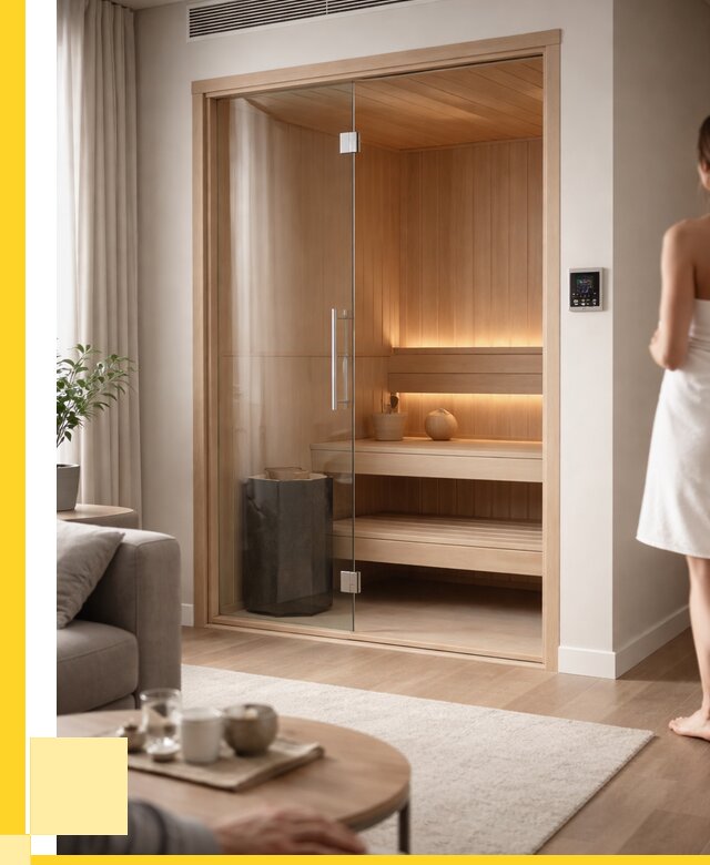 Сауна в квартире под ключ в Чебоксарах от 123408 р. ЭриданЧбк