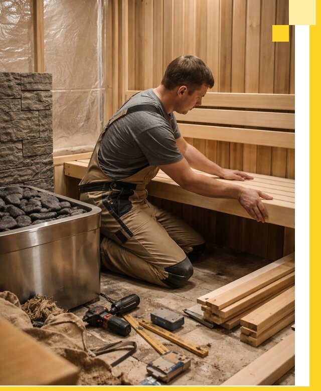 Сауны для дома под ключ с проектированием и монтажом в Чебоксарах