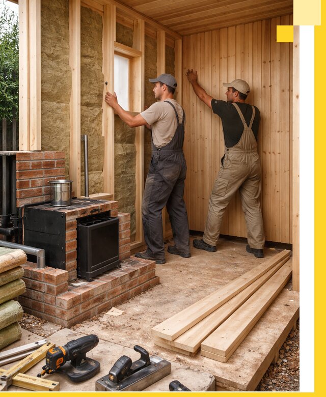 Строительство и установка дачных саун под ключ в Чебоксарах