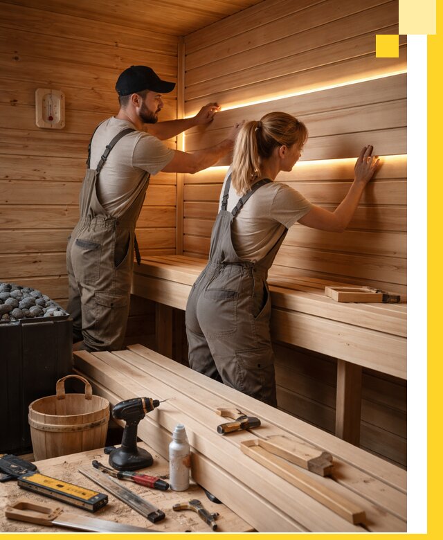 Дизайн саун и бань под ключ с индивидуальным проектом в Чебоксарах