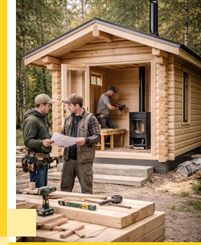 Монтаж бань под ключ в Чебоксарах — от 205680 р. | ЭриданЧбк