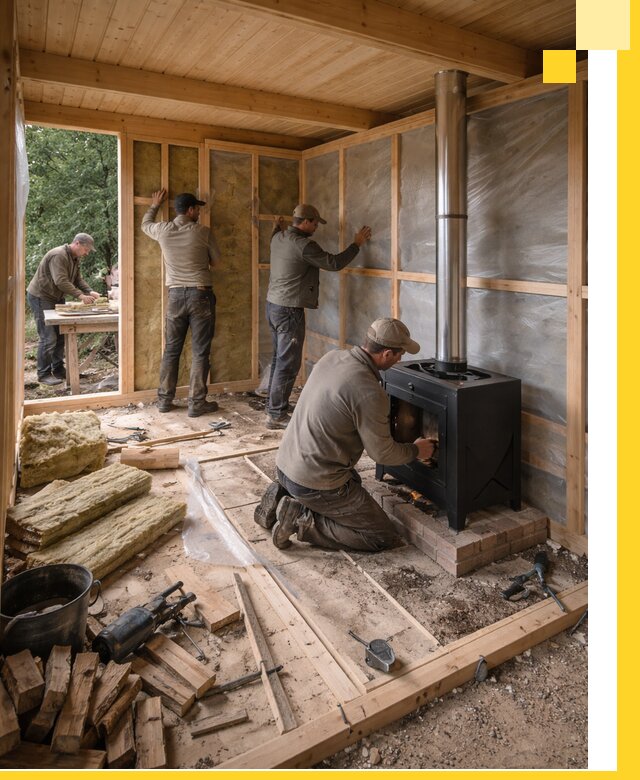 Профессиональный монтаж бань под ключ в Чебоксарах для дома