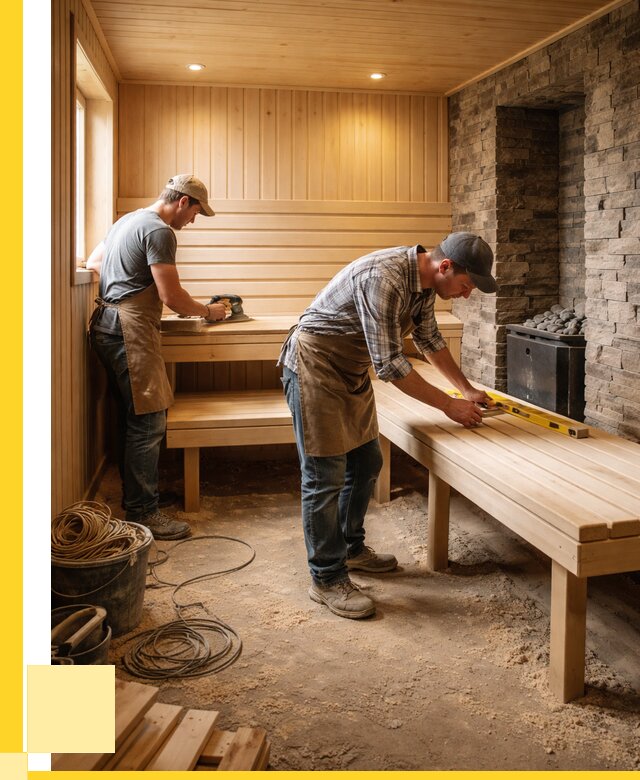 Отделка бани в Чебоксарах: внутренняя отделка от 3085 р. | ЭриданЧбк