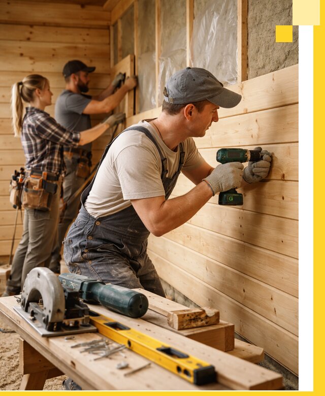 Обшивка бань под ключ в Чебоксарах: отделка стен и потолков